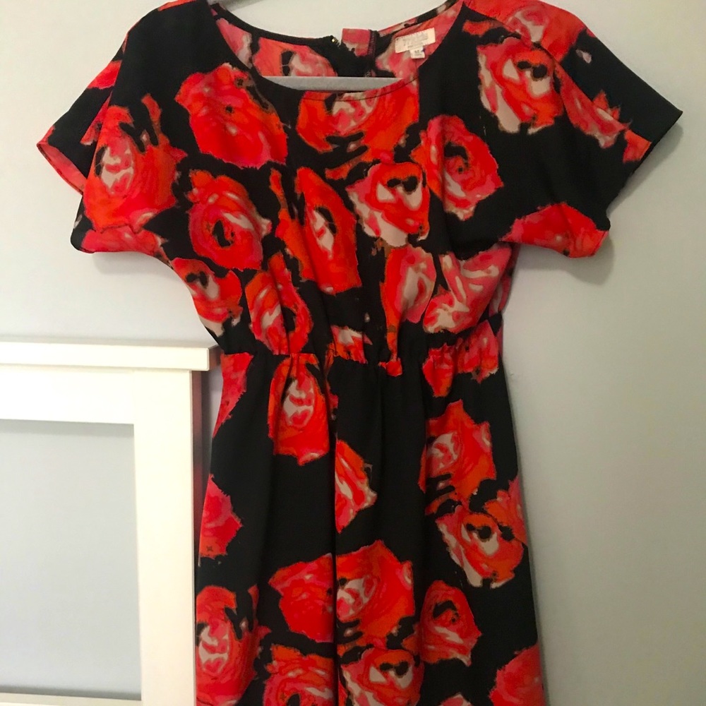 Rose Printed Dress